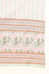 Plus Size Sea Green Pure Cotton Floral Printed Straight Suit Set